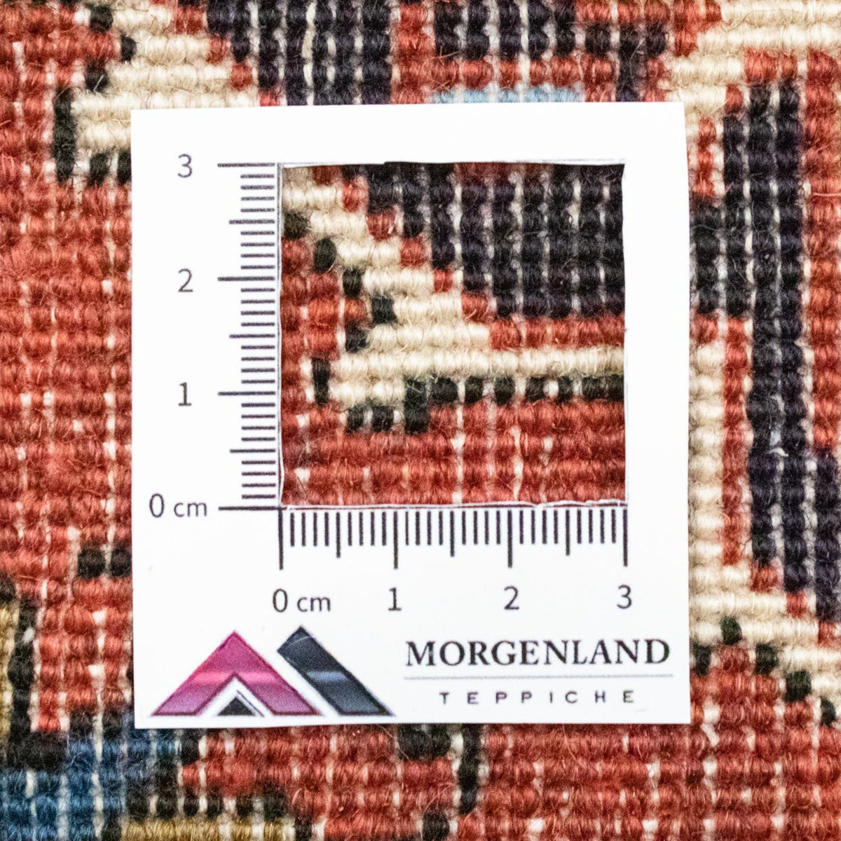 Persisk matta - Nomadic kvadrat  - 54 x 40 cm - röd