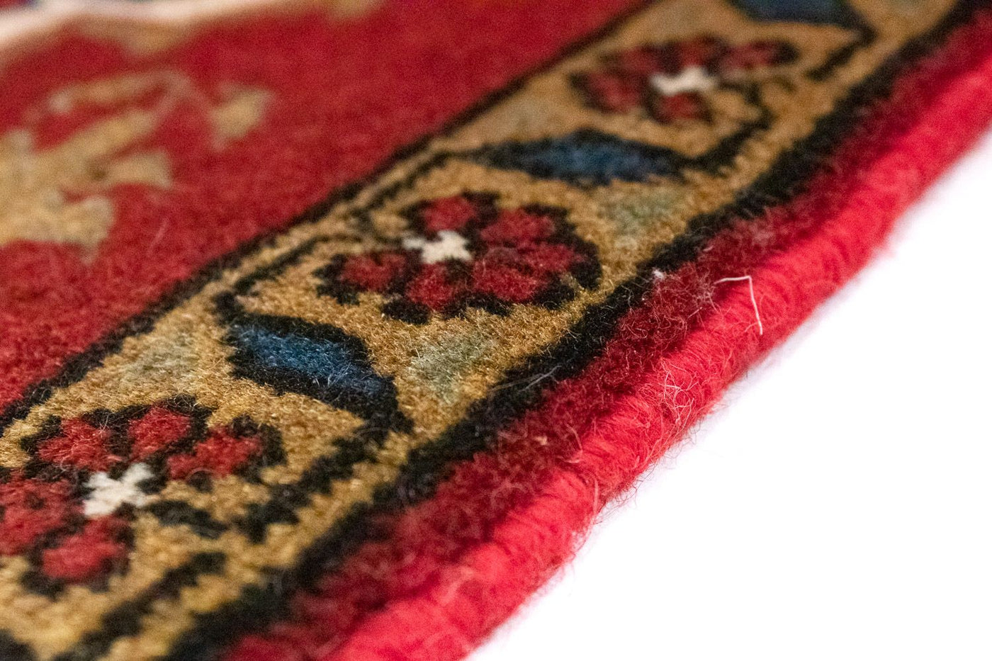 Persisk matta - Nomadic kvadrat  - 54 x 40 cm - röd