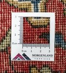 Persisk matta - Nomadic kvadrat  - 54 x 40 cm - röd