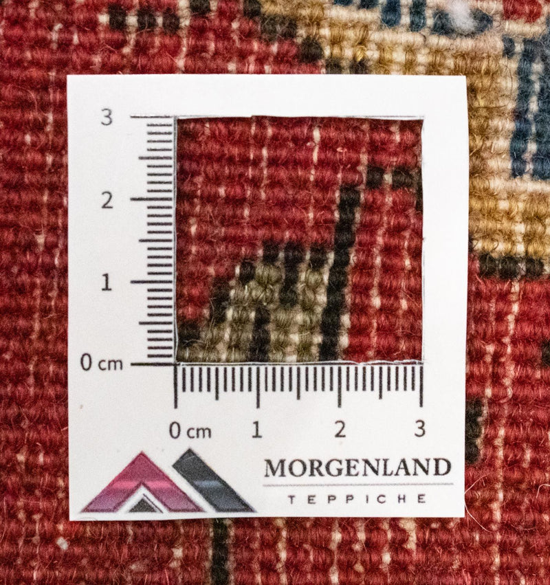 Persisk matta - Nomadic kvadrat  - 54 x 40 cm - röd