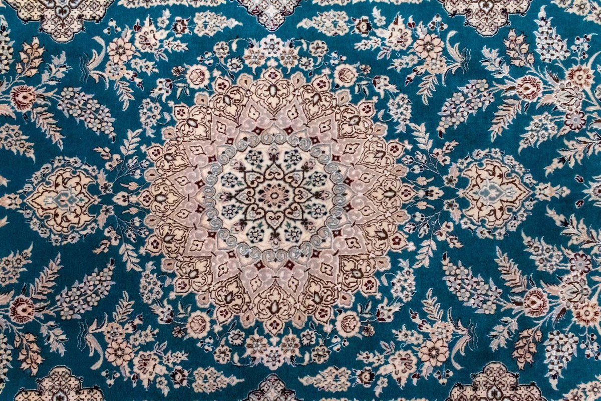 Persisk matta - Nain - Premium - 230 x 153 cm - turkos