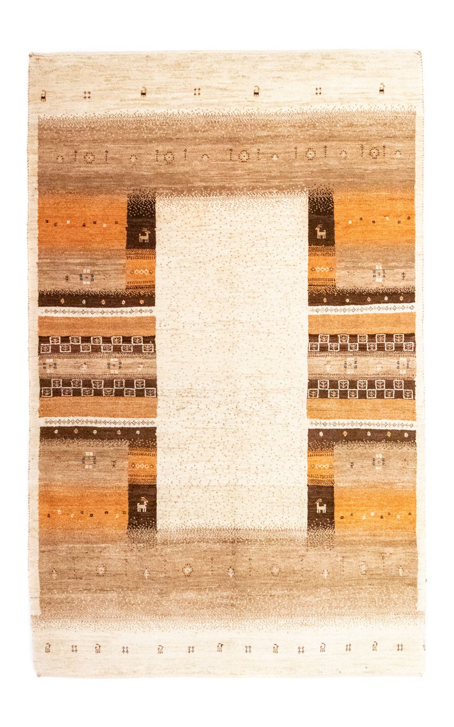 Gabbeh-matta - Loribaft Persian - 257 x 160 cm - beige