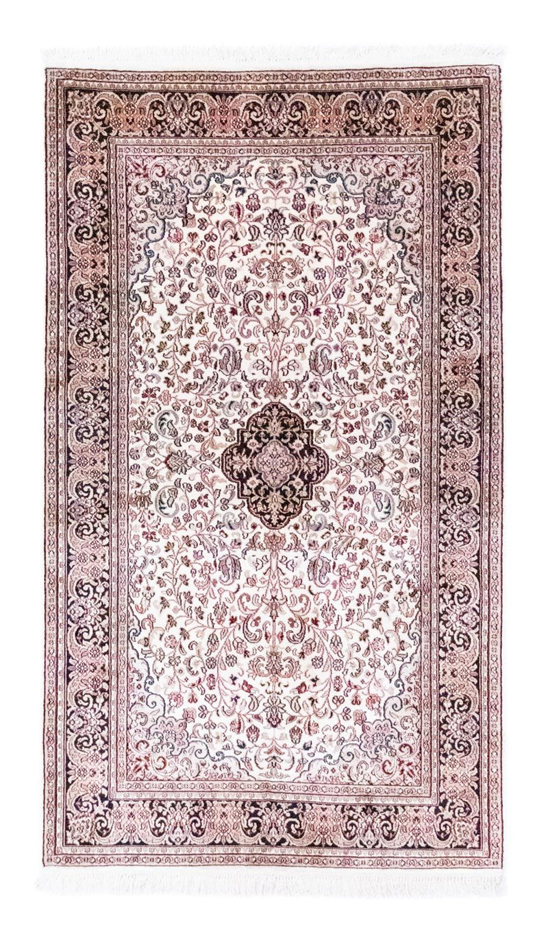 Sidenmatta - Kashmir Silk - 161 x 93 cm - blå
