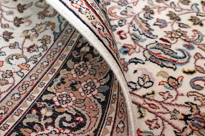Sidenmatta - Kashmir Silk - 161 x 93 cm - blå