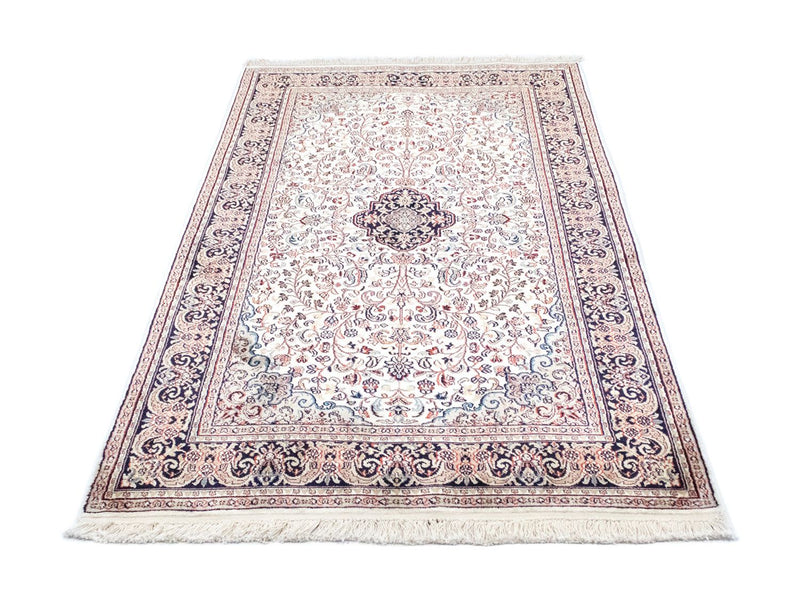 Sidenmatta - Kashmir Silk - 161 x 93 cm - blå