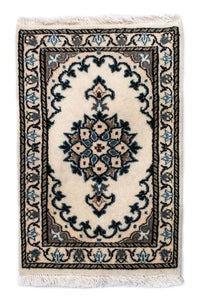 Persisk matta - Nain - 60 x 40 cm - naturvit