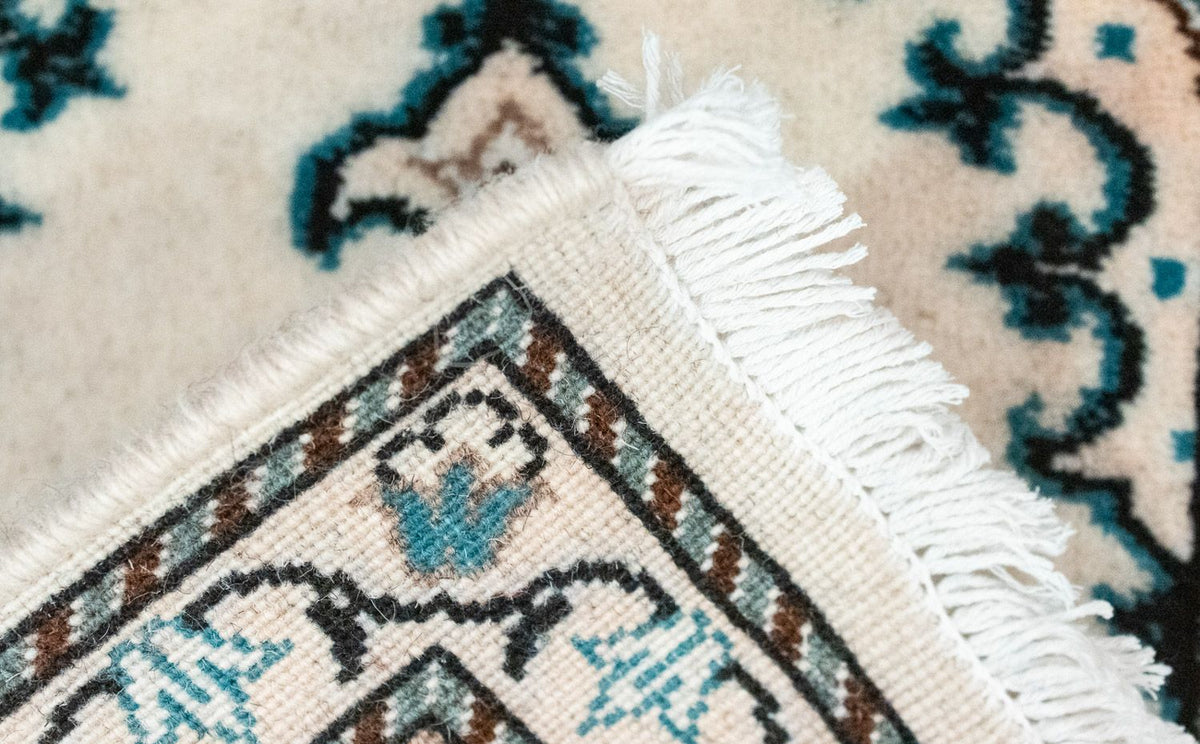 Persisk matta - Nain - 60 x 40 cm - naturvit