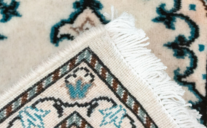 Persisk matta - Nain - 60 x 40 cm - naturvit