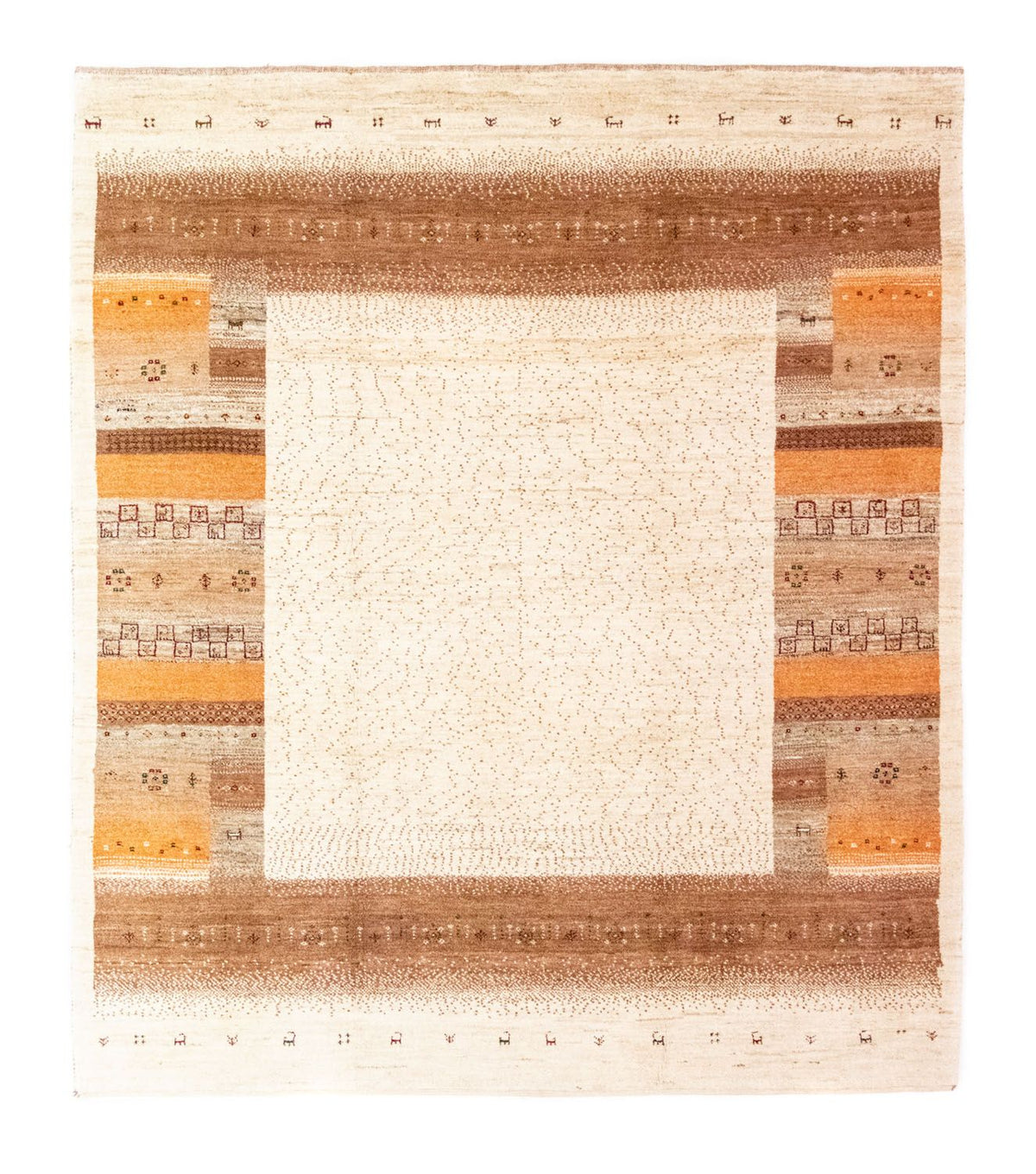 Gabbeh-matta - Loribaft Persian - 237 x 200 cm - beige