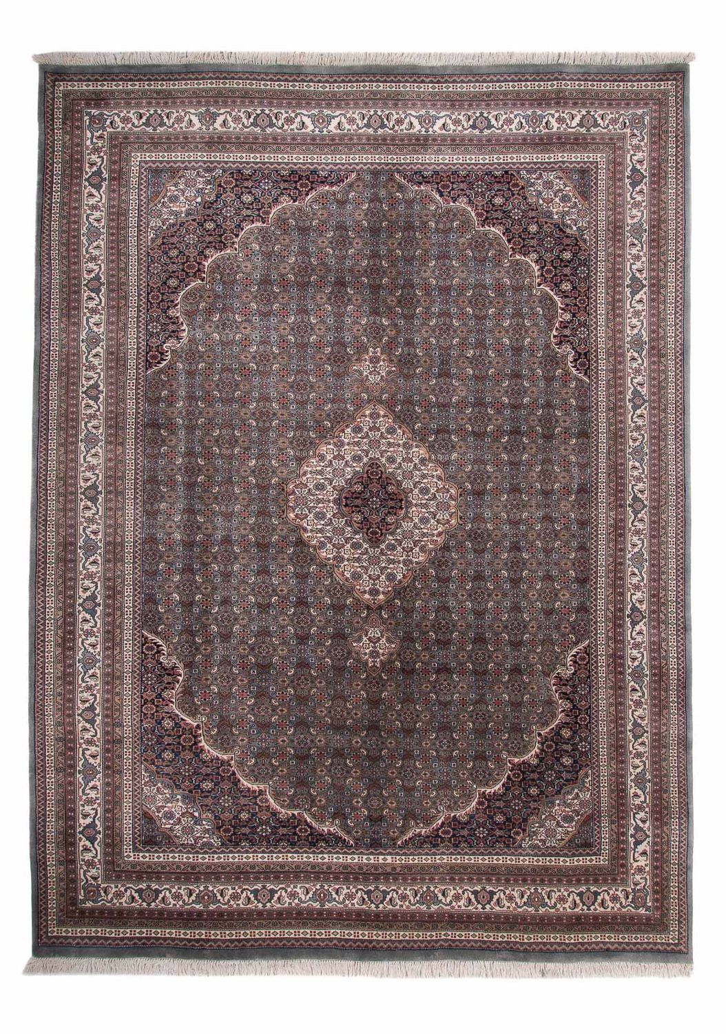 Orientaliska mattor - Bijar - Indus - 349 x 246 cm - mörkgrå