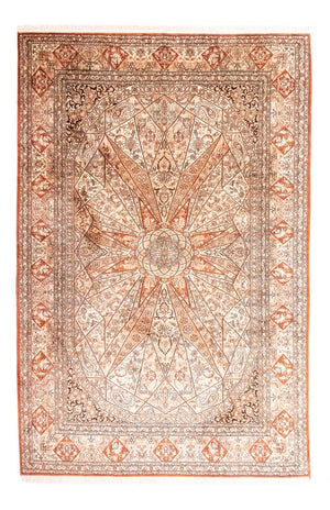 Sidenmatta - Kashmir Silk - 279 x 185 cm - brun