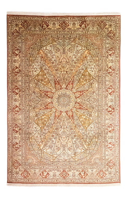 Sidenmatta - Kashmir Silk - 270 x 185 cm - brun