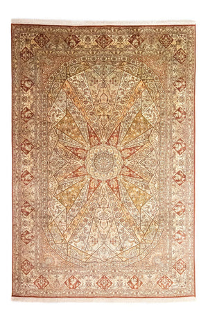 Sidenmatta - Kashmir Silk - 270 x 185 cm - brun