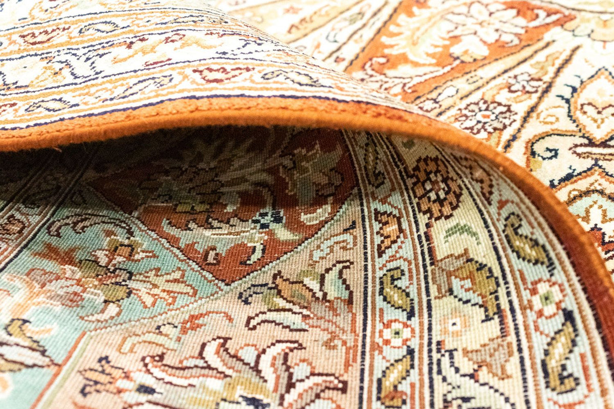 Sidenmatta - Kashmir Silk - 270 x 185 cm - brun