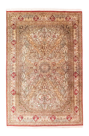 Sidenmatta - Kashmir Silk - 250 x 167 cm - röd