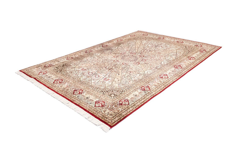 Sidenmatta - Kashmir Silk - 250 x 167 cm - röd