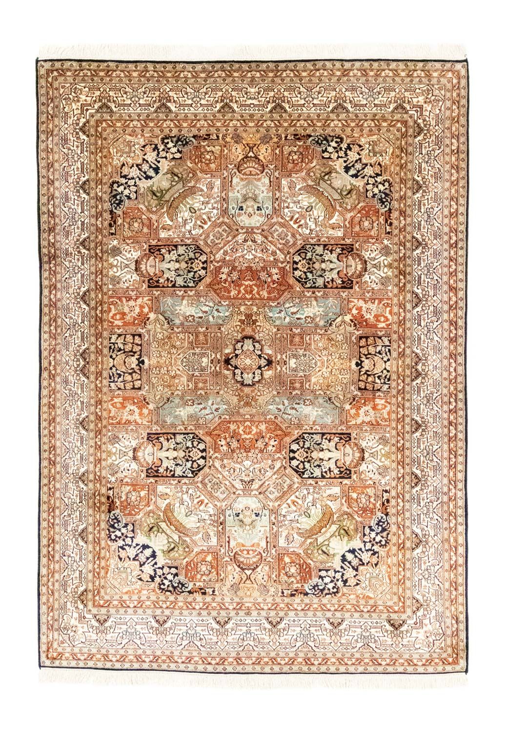 Sidenmatta - Kashmir Silk - 229 x 152 cm - beige