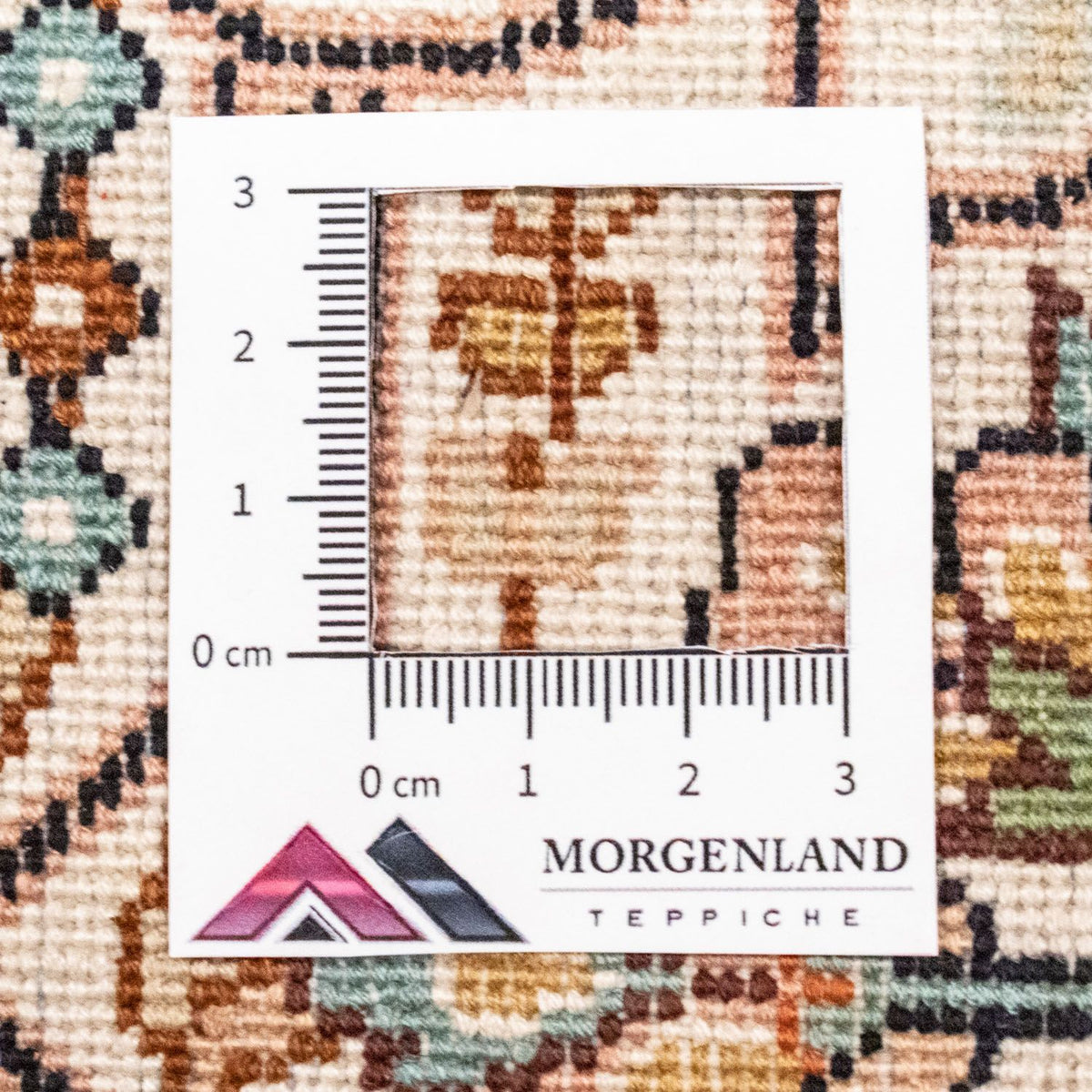 Sidenmatta - Kashmir Silk - 229 x 152 cm - beige