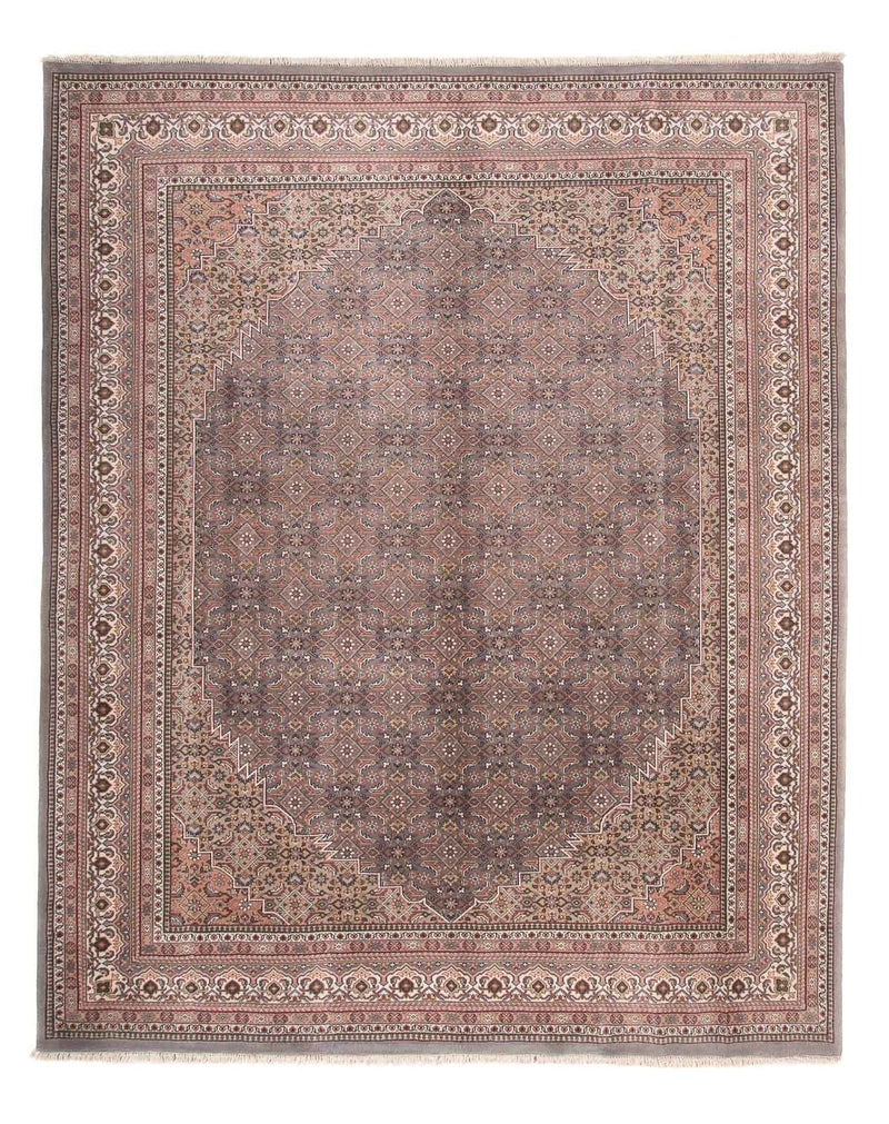 Orientaliska mattor - Bijar - Indus - 299 x 248 cm - mörkbrun