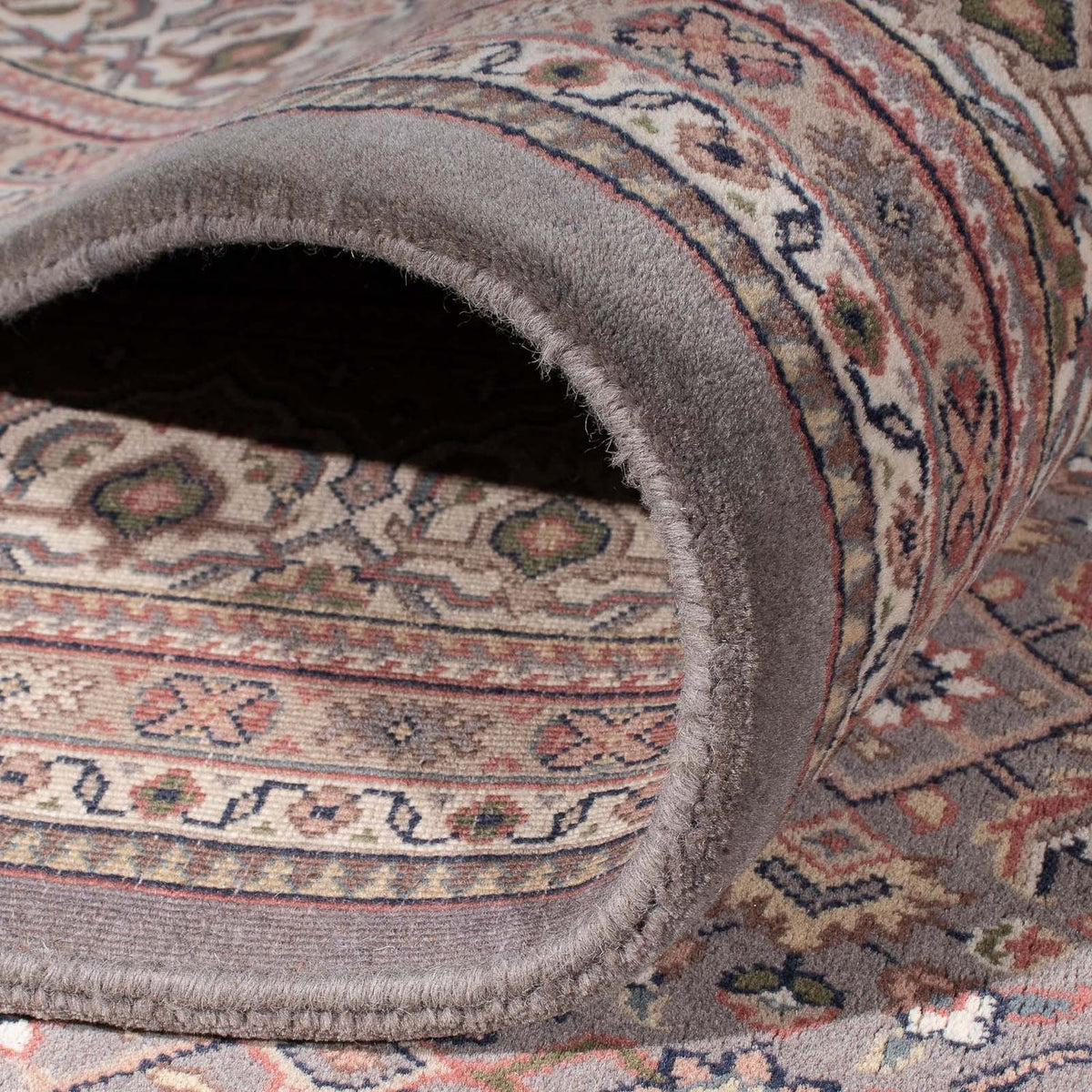 Orientaliska mattor - Bijar - Indus - 299 x 248 cm - mörkbrun