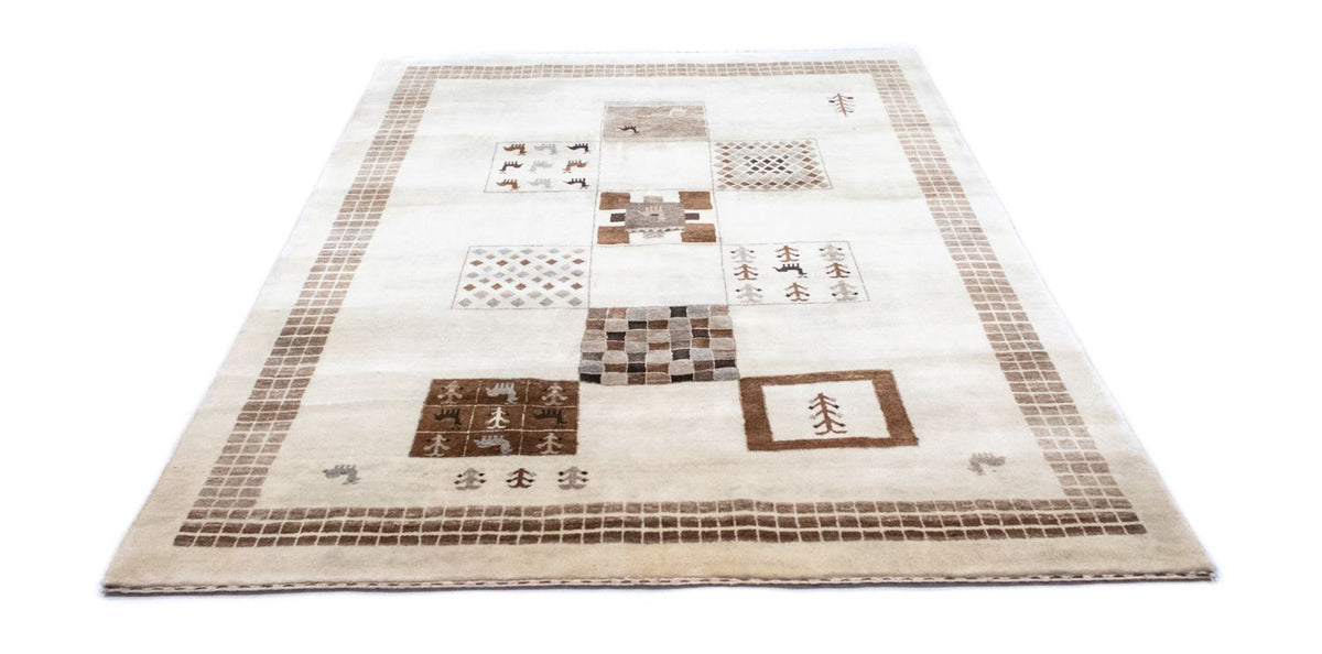 Gabbeh-matta - Loribaft Persian - 219 x 157 cm - beige