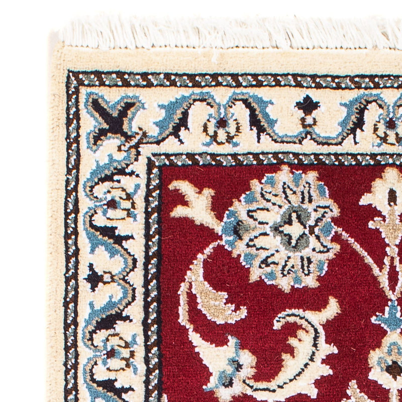 Persisk matta - Nain - 89 x 56 cm - mörkröd