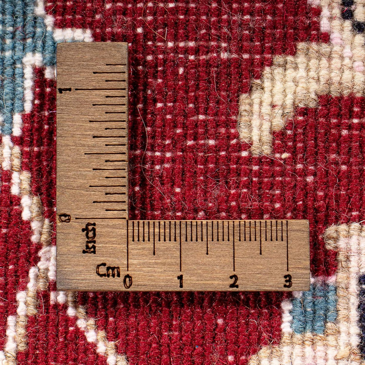 Persisk matta - Nain - 89 x 56 cm - mörkröd