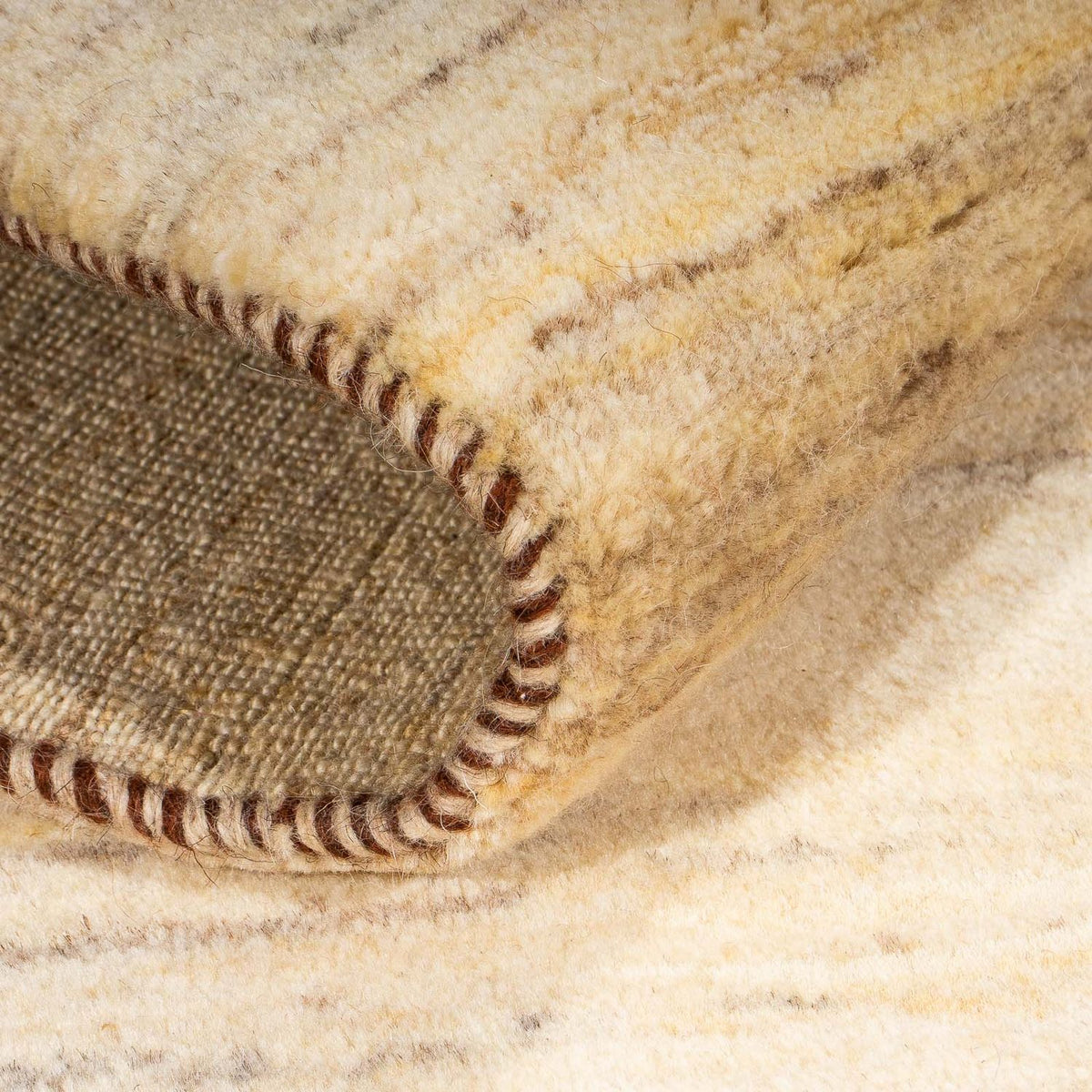 Runner Gabbeh-matta - Loribaft Persian - 200 x 93 cm - beige