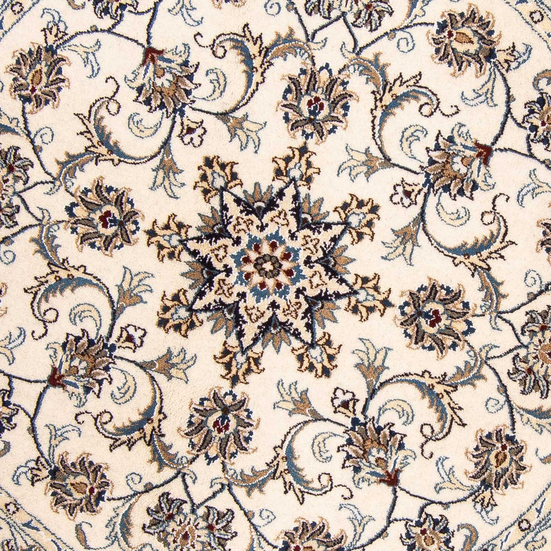 Persisk matta - Nain runt  - 150 x 150 cm - beige