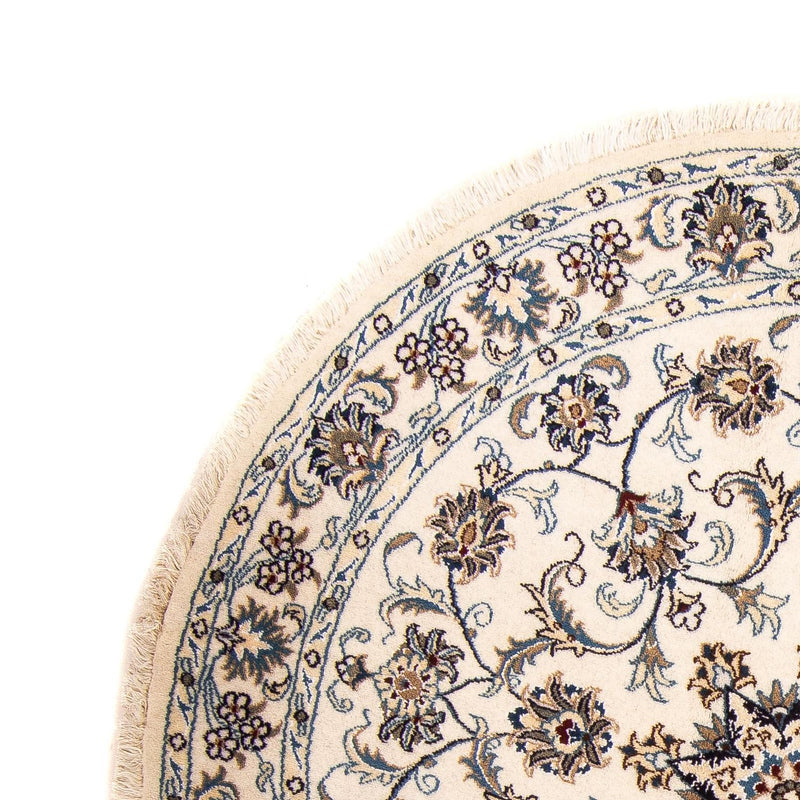 Persisk matta - Nain runt  - 150 x 150 cm - beige