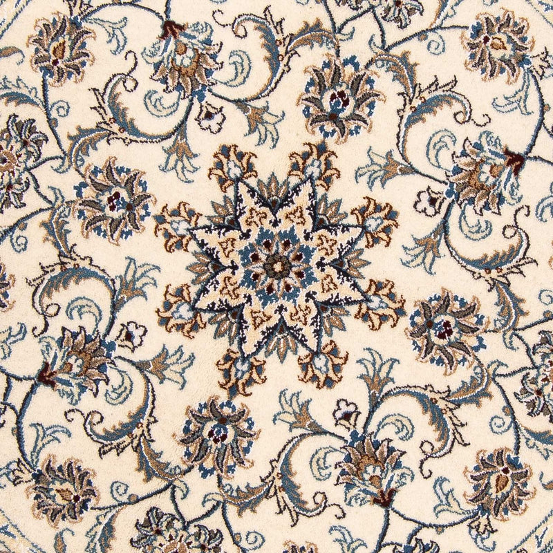Persisk matta - Nain runt  - 150 x 150 cm - beige