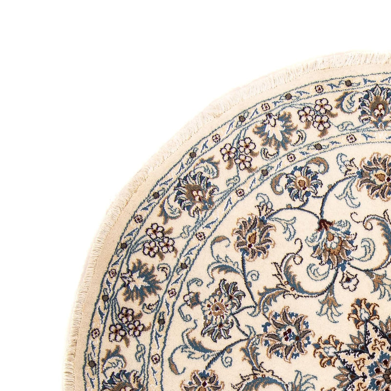 Persisk matta - Nain runt  - 150 x 150 cm - beige