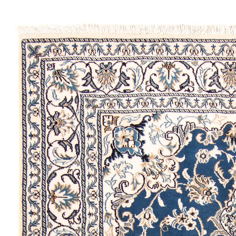 Persisk matta - Nain - 198 x 149 cm - mörkblå