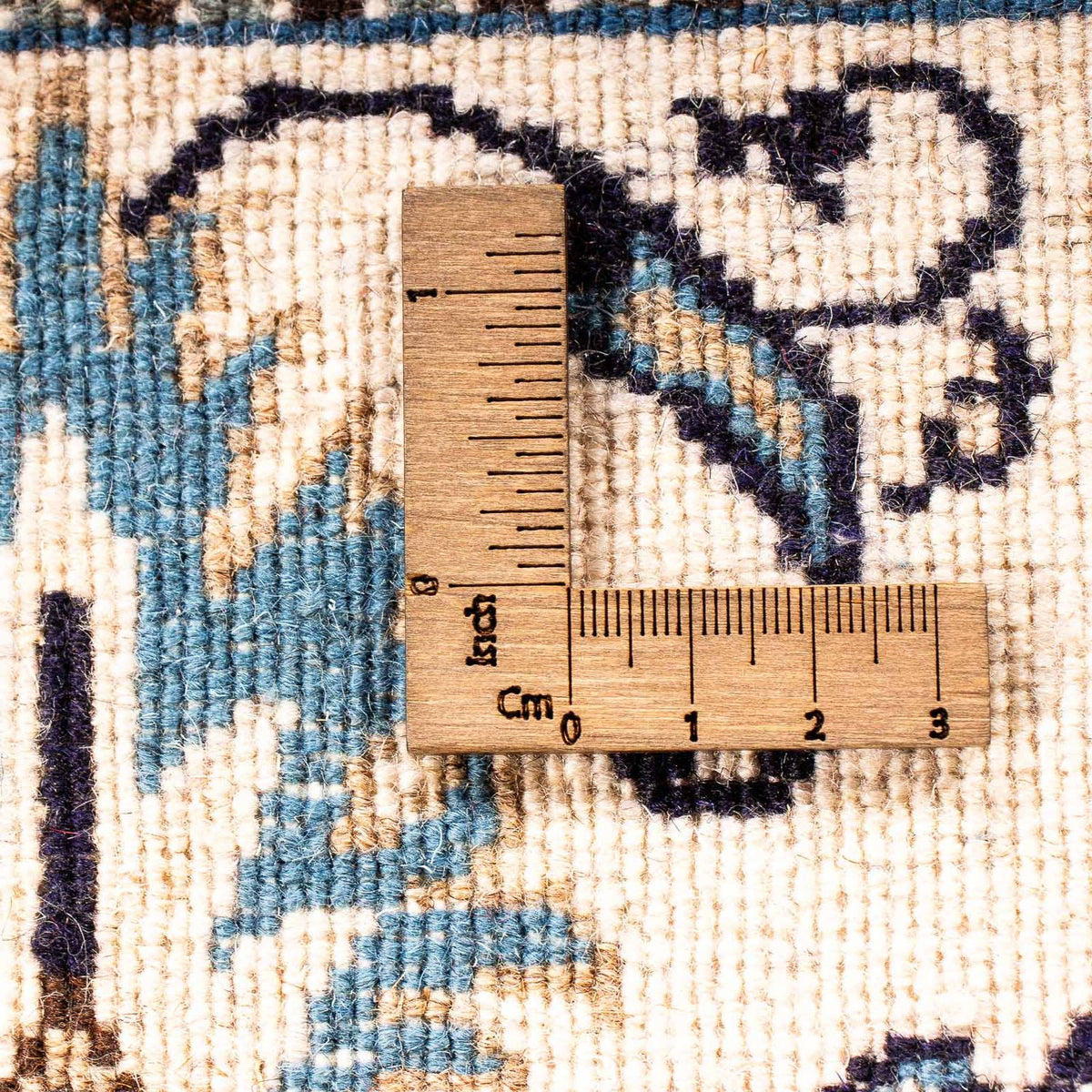 Persisk matta - Nain - 198 x 149 cm - mörkblå