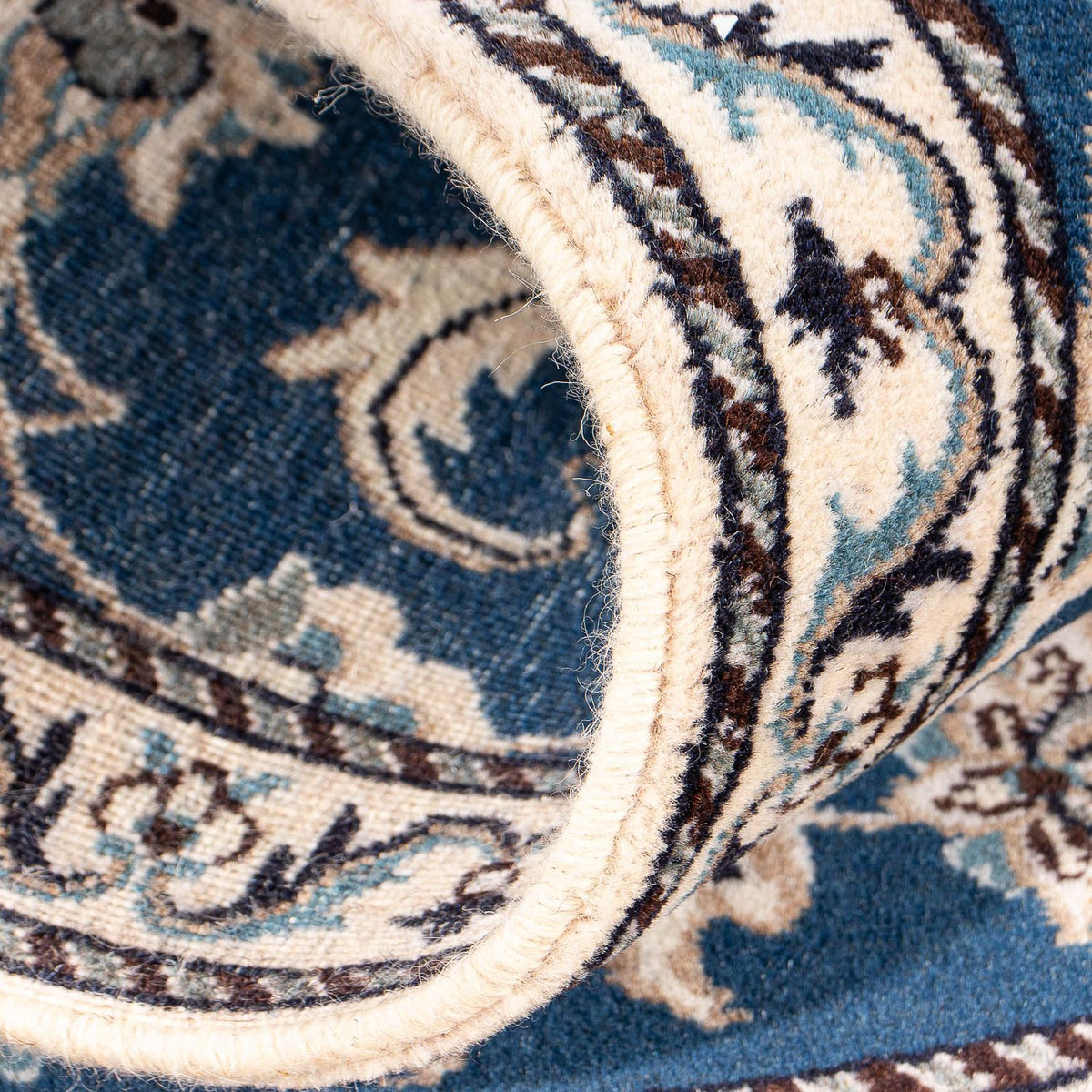 Persisk matta - Nain - 139 x 68 cm - mörkblå