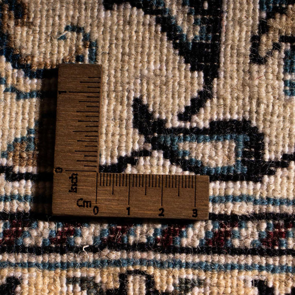 Persisk matta - Nain kvadrat  - 200 x 195 cm - beige