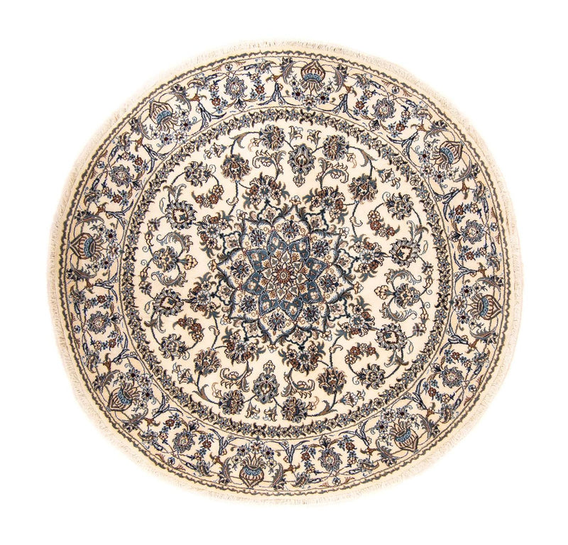 Persisk matta - Nain runt  - 200 x 200 cm - beige