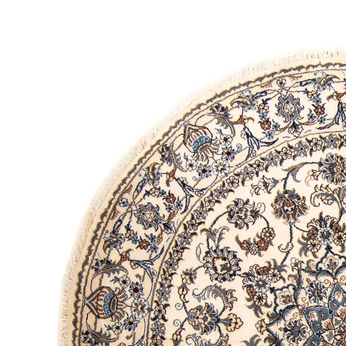 Persisk matta - Nain runt  - 200 x 200 cm - beige