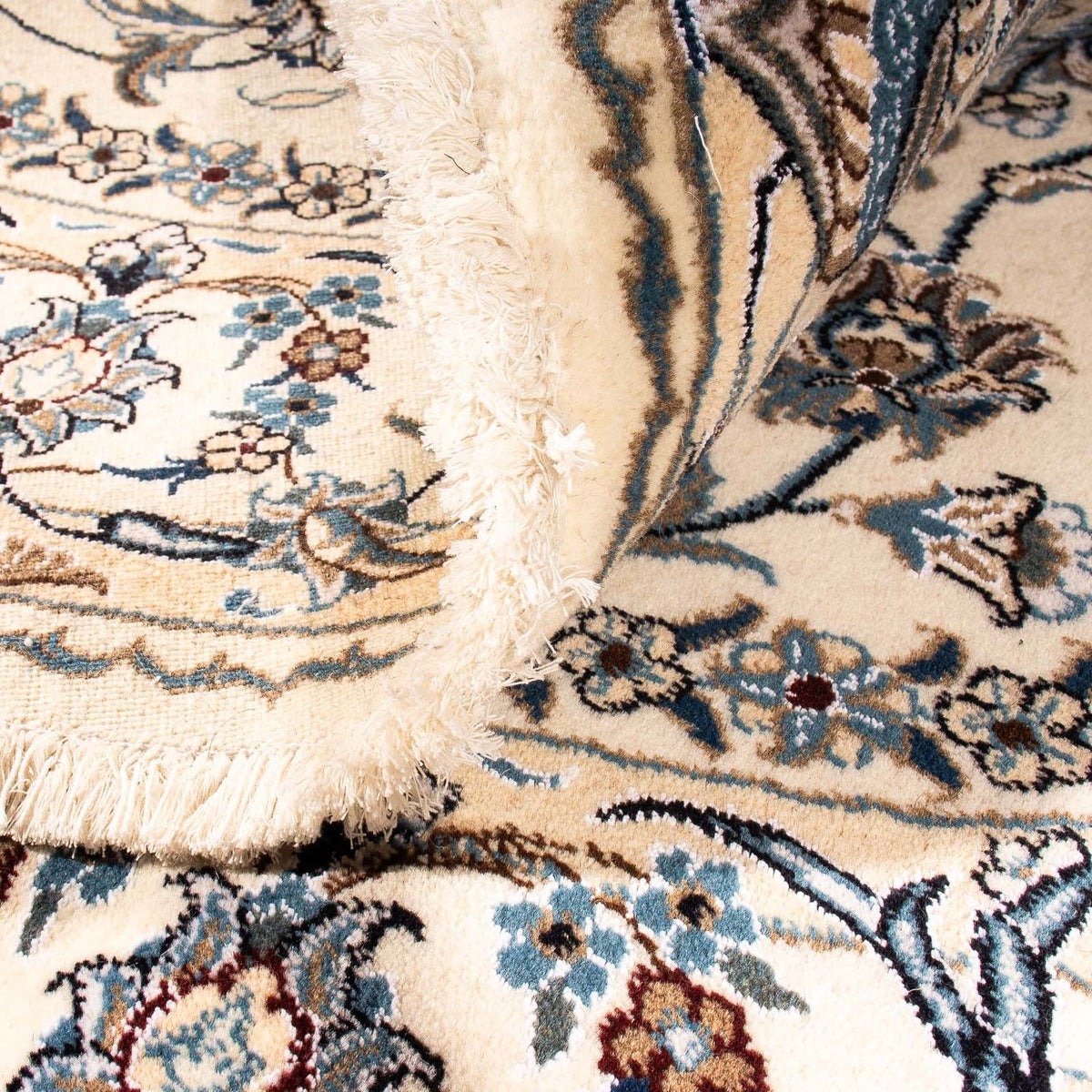 Persisk matta - Nain runt  - 200 x 200 cm - beige