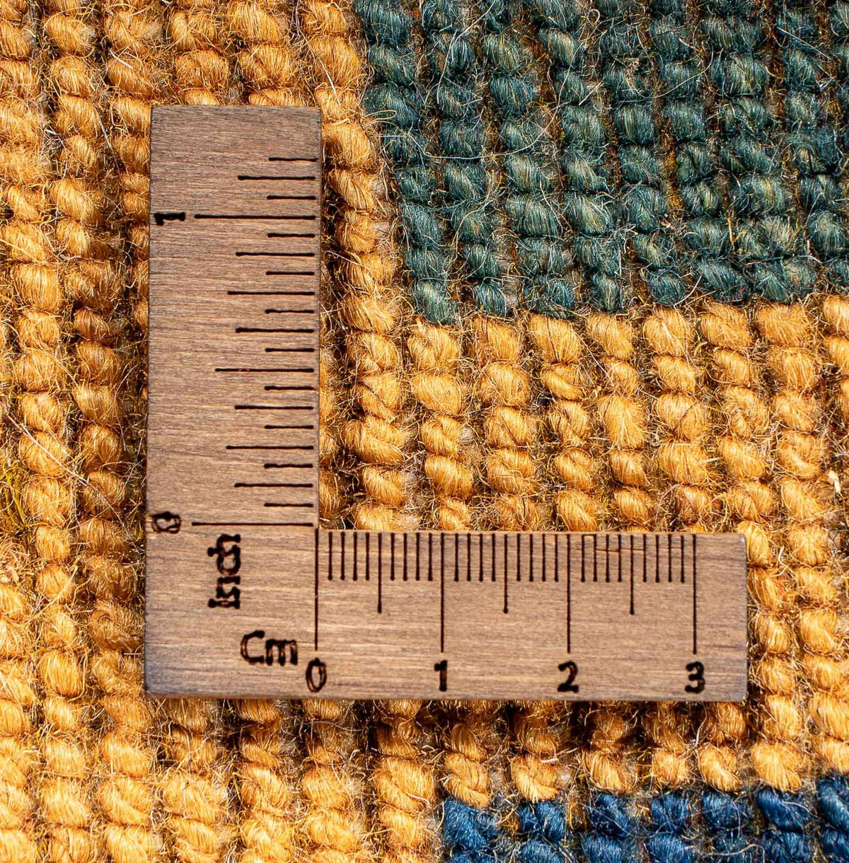 Gabbeh-matta - Loribaft Persian - 118 x 84 cm - senapsgult