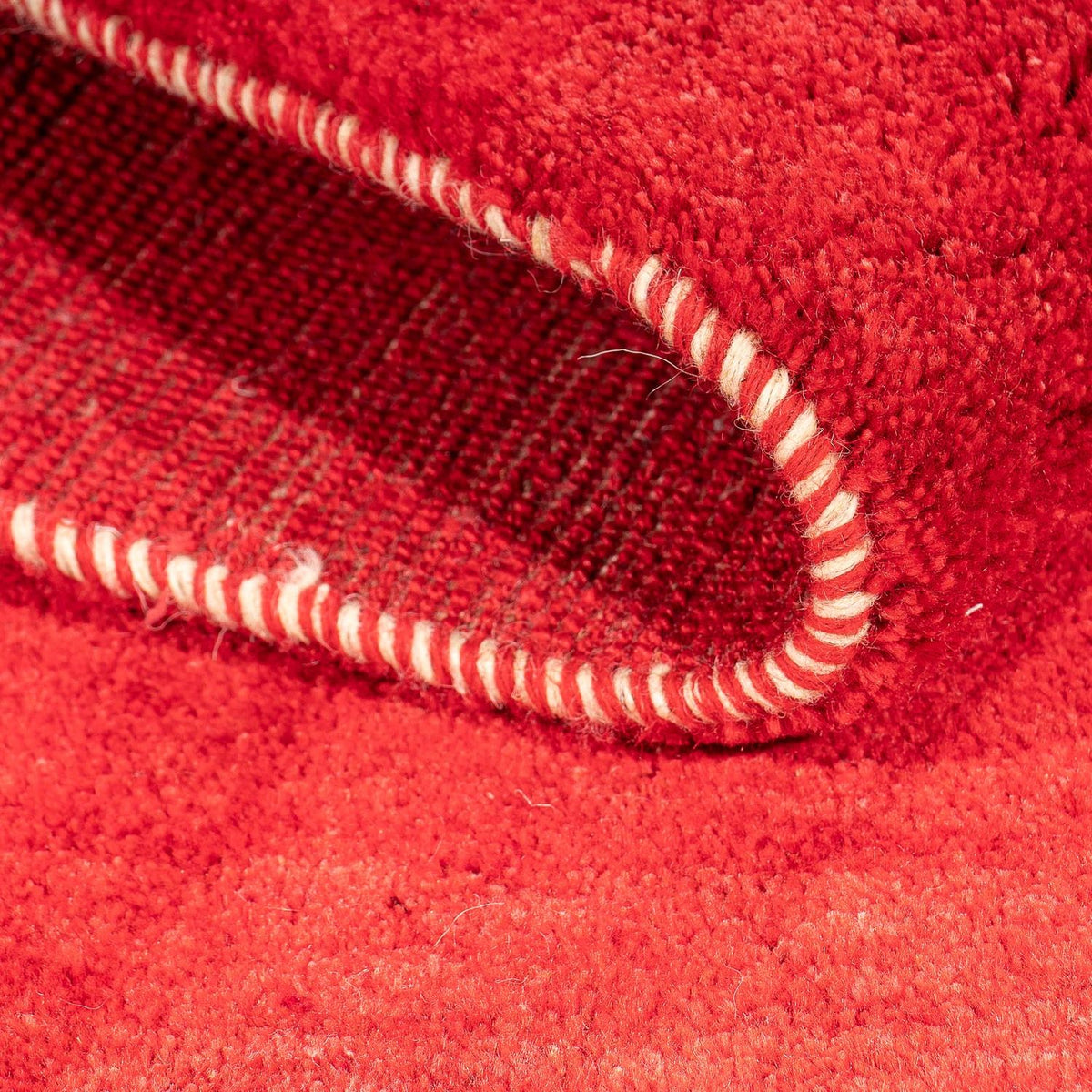 Gabbeh-matta - Loribaft Persian - 130 x 76 cm - mörkröd