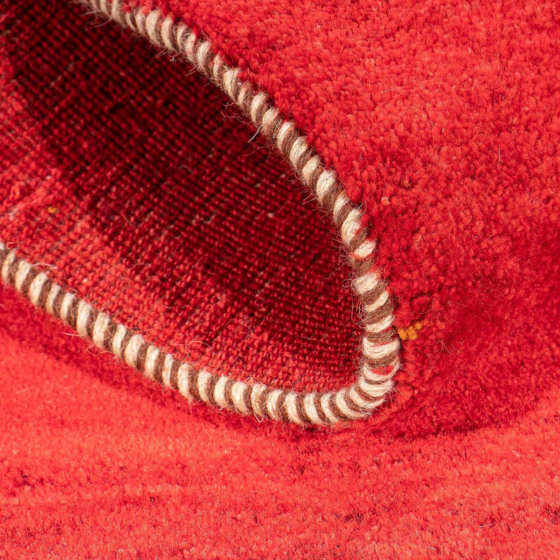 Gabbeh-matta - Loribaft Persian - 140 x 72 cm - mörkröd