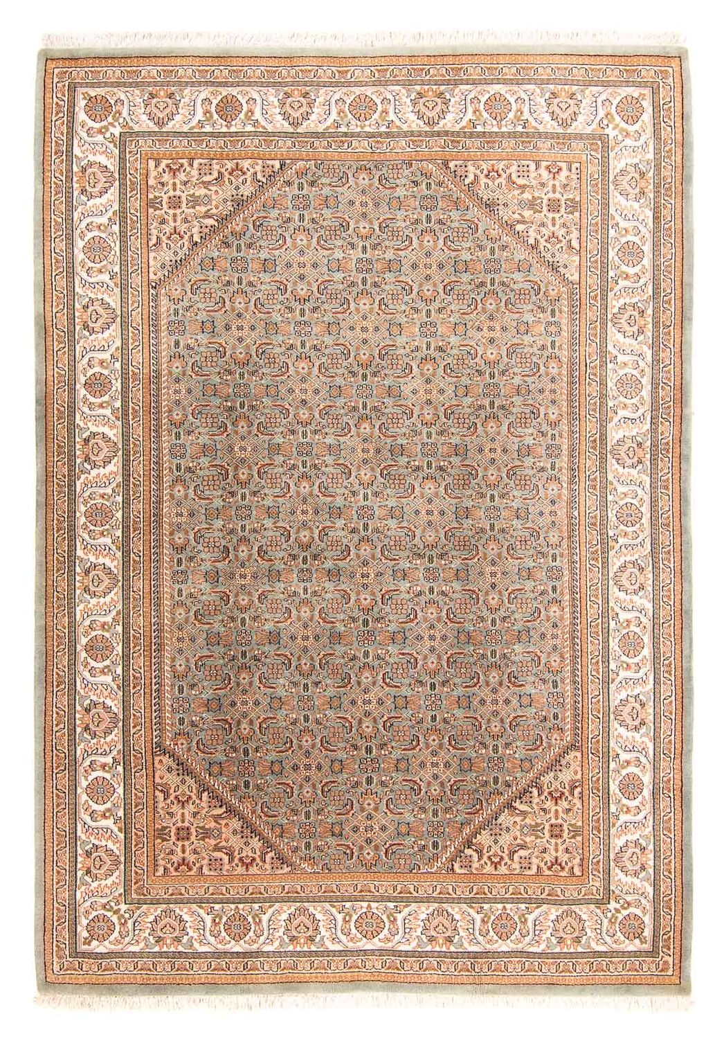 Orientaliska mattor - Bijar - Indus - 237 x 168 cm - ljusgrå