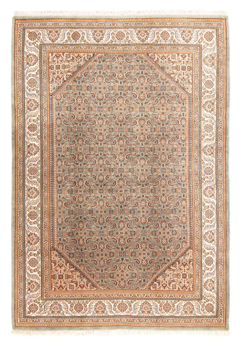 Orientaliska mattor - Bijar - Indus - 237 x 168 cm - ljusgrå