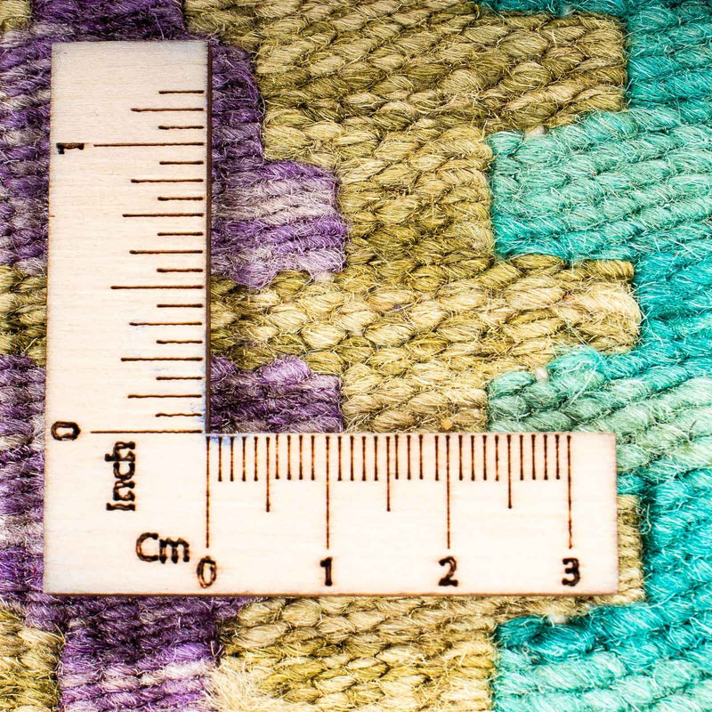 Kelim Carpet - Splash - 115 x 92 cm - blå