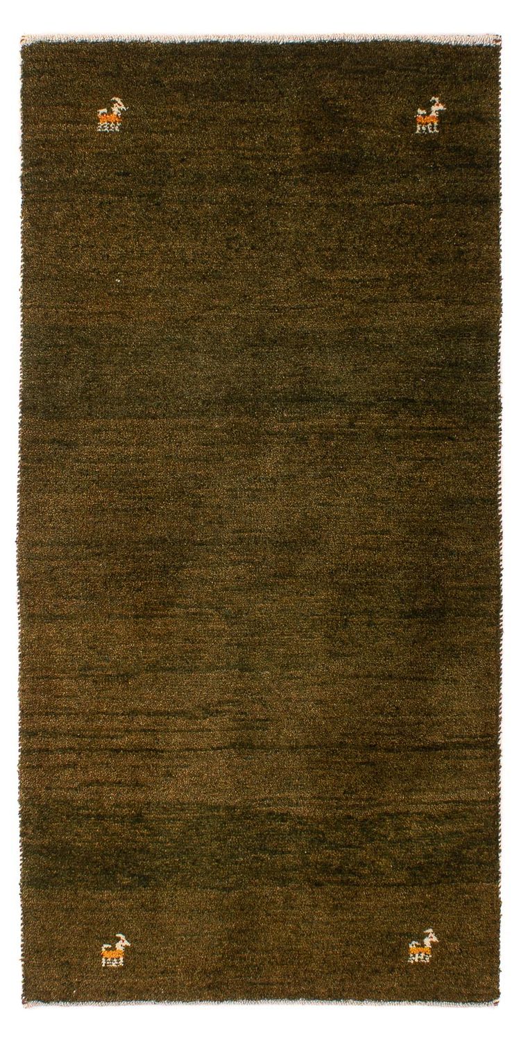 Gabbeh-matta - Loribaft Persian - 144 x 70 cm - mörkbrun