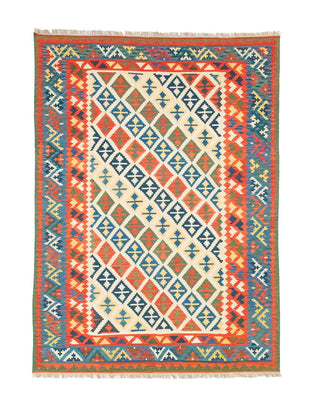 Kelim Carpet - orientalisk matta - 363 x 258 cm - orange