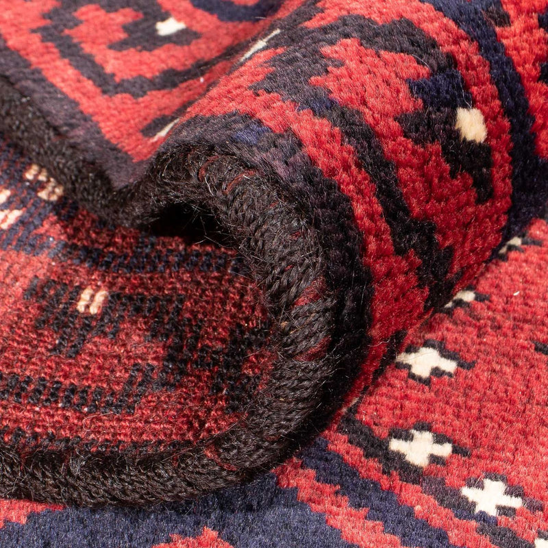 Persisk matta - Nomadic - 310 x 226 cm - mörkröd