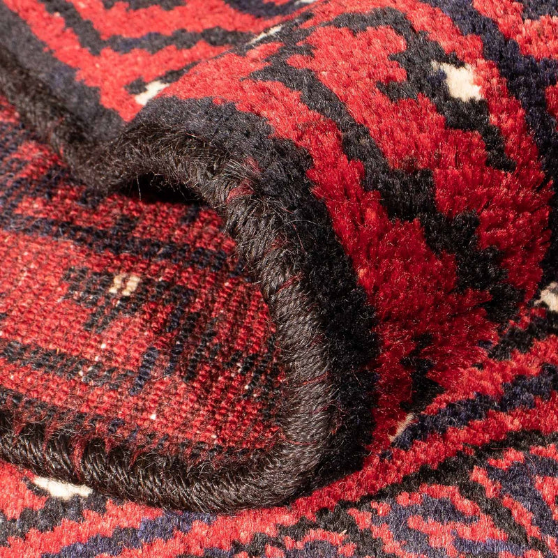 Persisk matta - Nomadic - 306 x 235 cm - mörkröd