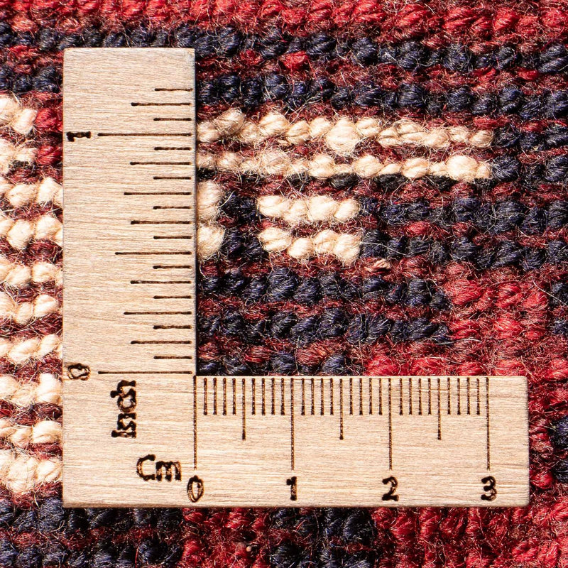 Persisk matta - Nomadic - 306 x 235 cm - mörkröd